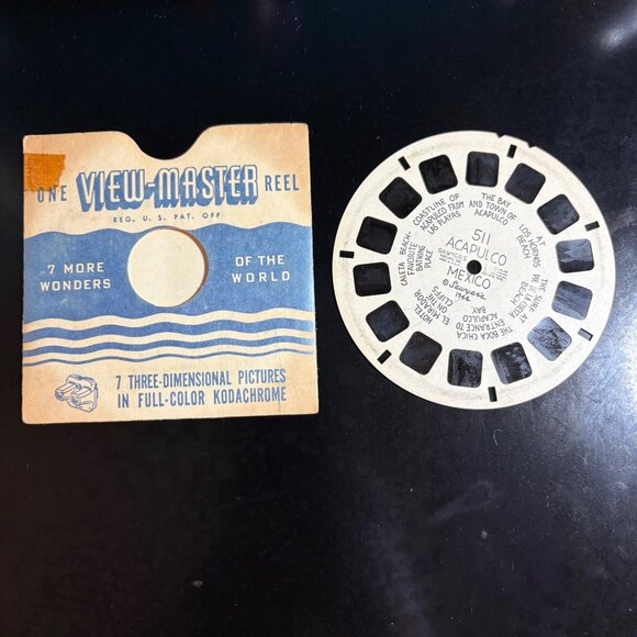 Vintage View-Master Reel 511 Acapulco Mexico Sawyers 1944 3D Kodachrome Photos C - Picture 1 of 3